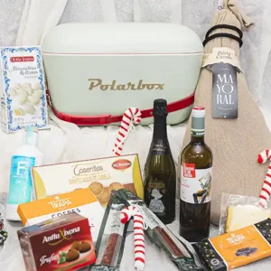 Lote navideño con nevera